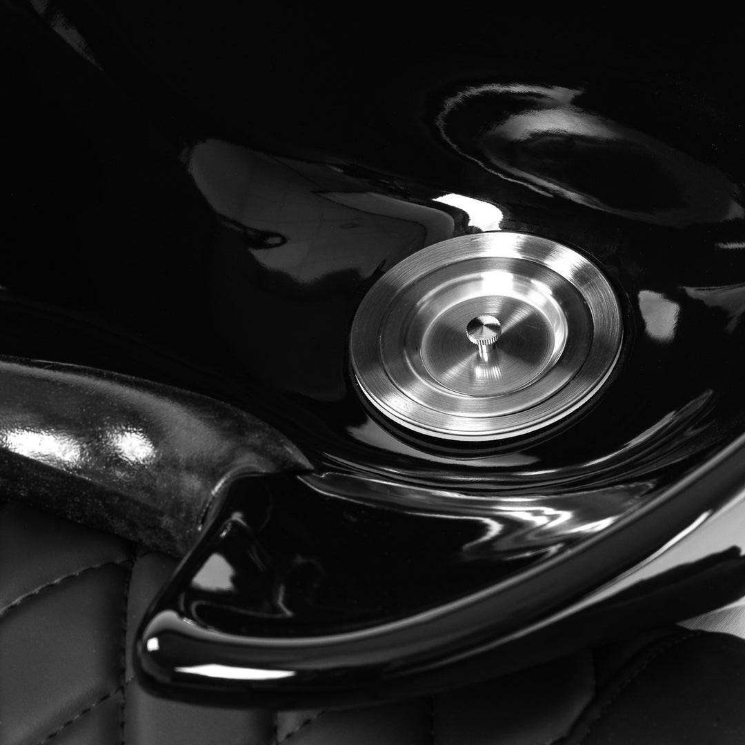 Waschanlage Gabbiano Sylvia mit Elektrischer Beinauflage und Massage Schwarz 8