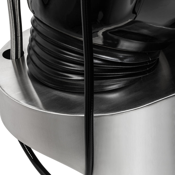 Waschanlage Gabbiano Sylvia mit Elektrischer Beinauflage und Massage Schwarz 11