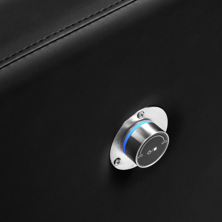 Waschanlage Gabbiano Sylvia mit Elektrischer Beinauflage und Massage Schwarz 12