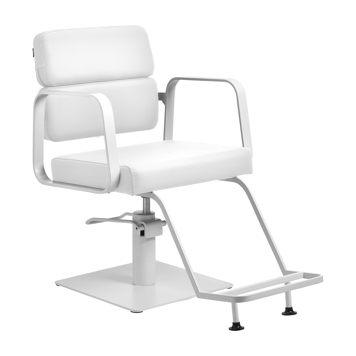 Friseurstuhl Gabbiano Porto Weiß-Weiß