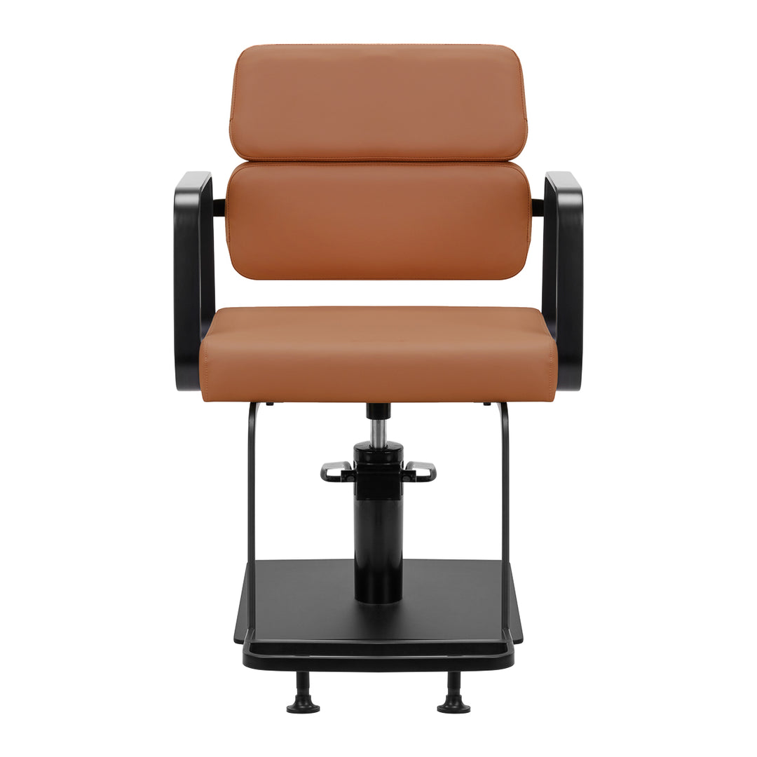 Kappersstoel Gabbiano Porto zwart-oranje 3