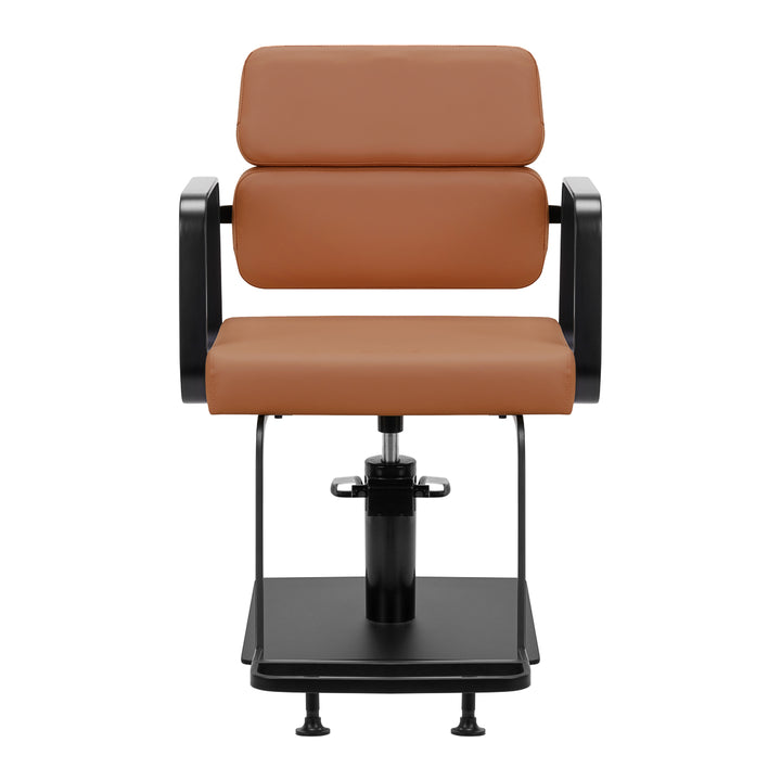 Kappersstoel Gabbiano Porto zwart-oranje 3