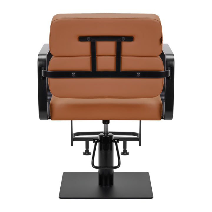 Kappersstoel Gabbiano Porto zwart-oranje 4