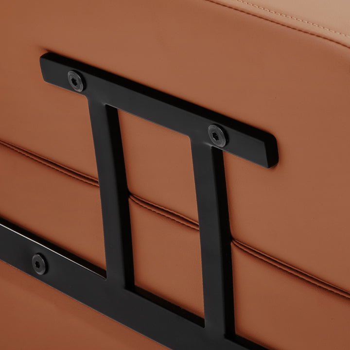 Kappersstoel Gabbiano Porto zwart-oranje 7