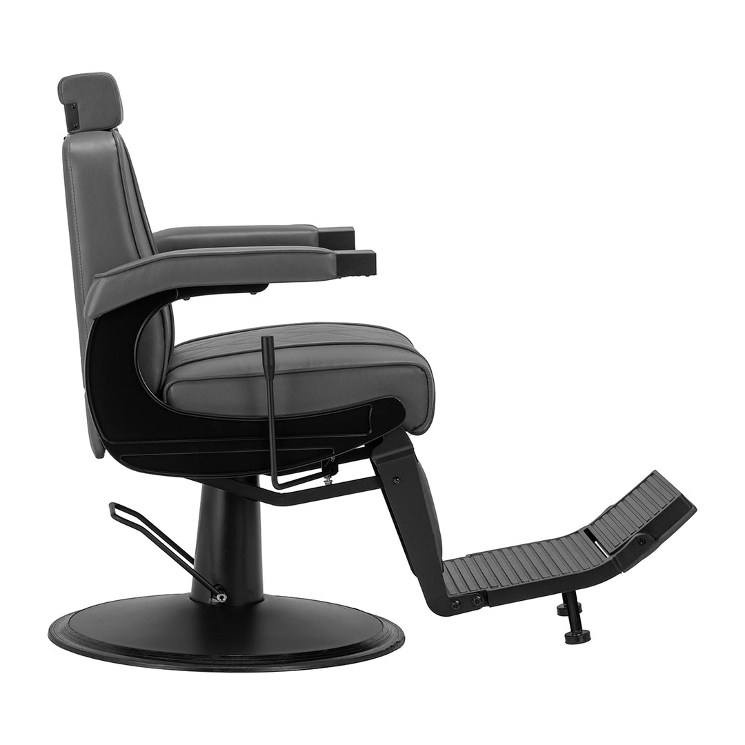 Barberstuhl Hair System BM88066B Grau-Schwarz - Bild 4