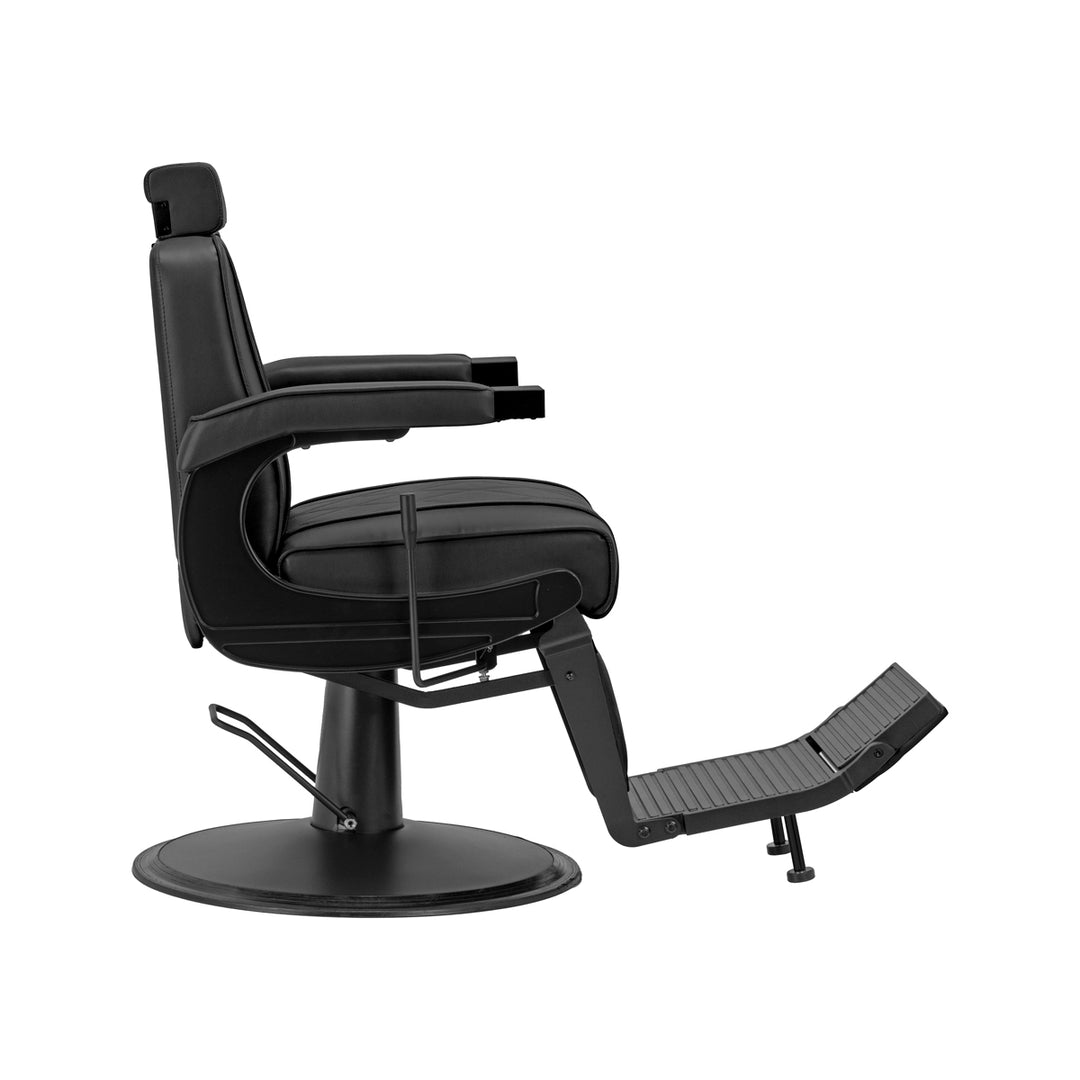 Barberstuhl Hair System BM88066B Schwarz-Schwarz - Bild 4