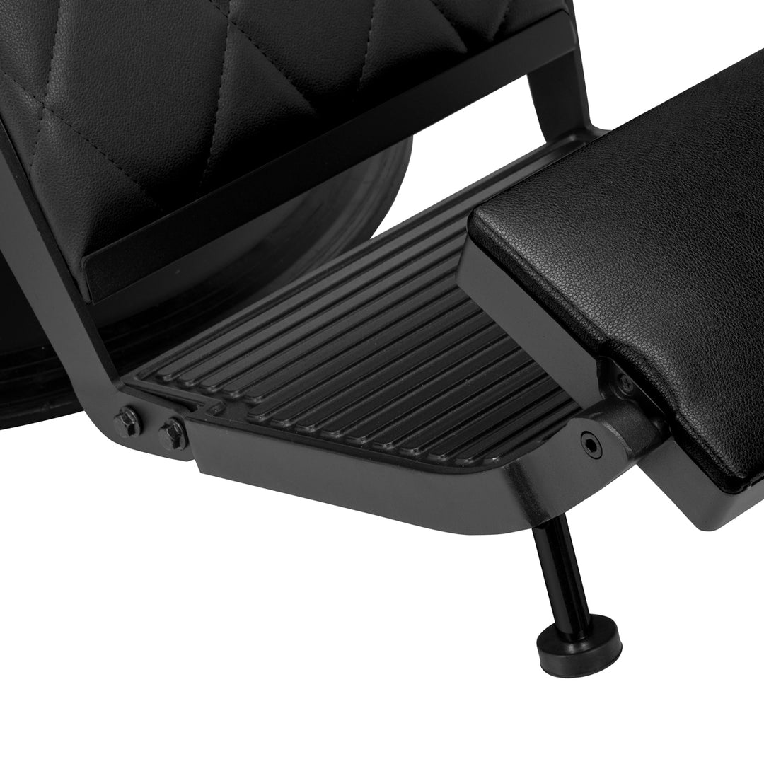 Barberstuhl Hair System BM88066B Schwarz-Schwarz - Bild 12