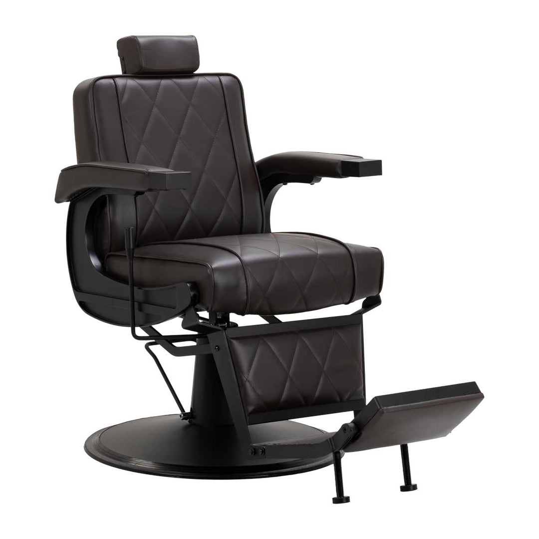 Barberstuhl Hair System BM88066B Braun-Schwarz