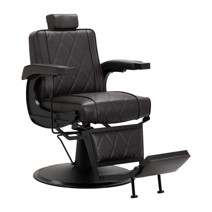 Barberstuhl Hair System BM88066B Braun-Schwarz