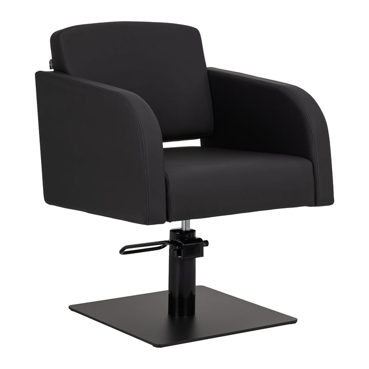 Friseurstuhl Gabbiano Elda Schwarz-Schwarz