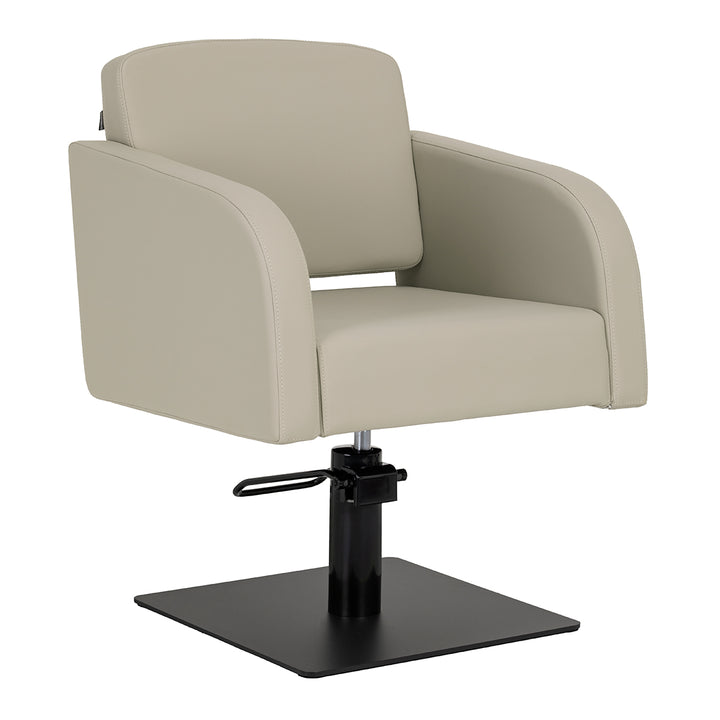 Friseurstuhl Gabbiano Elda Beige-Schwarz