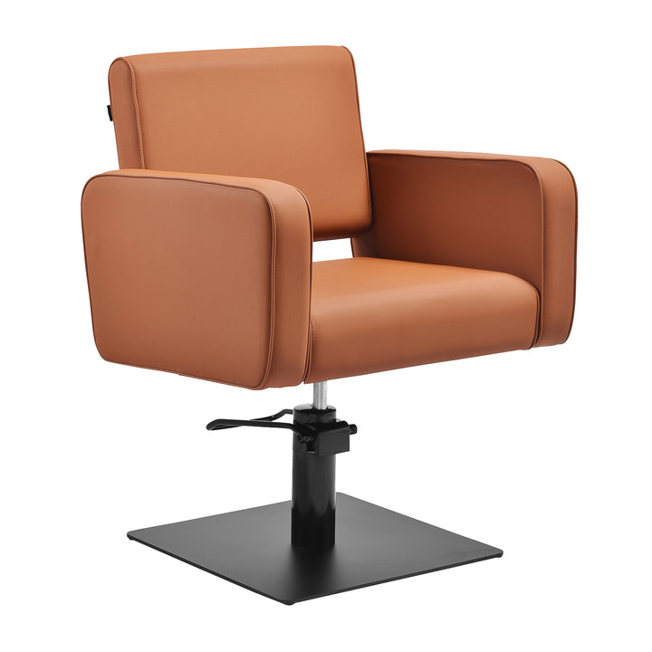 Friseurstuhl Gabbiano Bilbao Braun-Schwarz