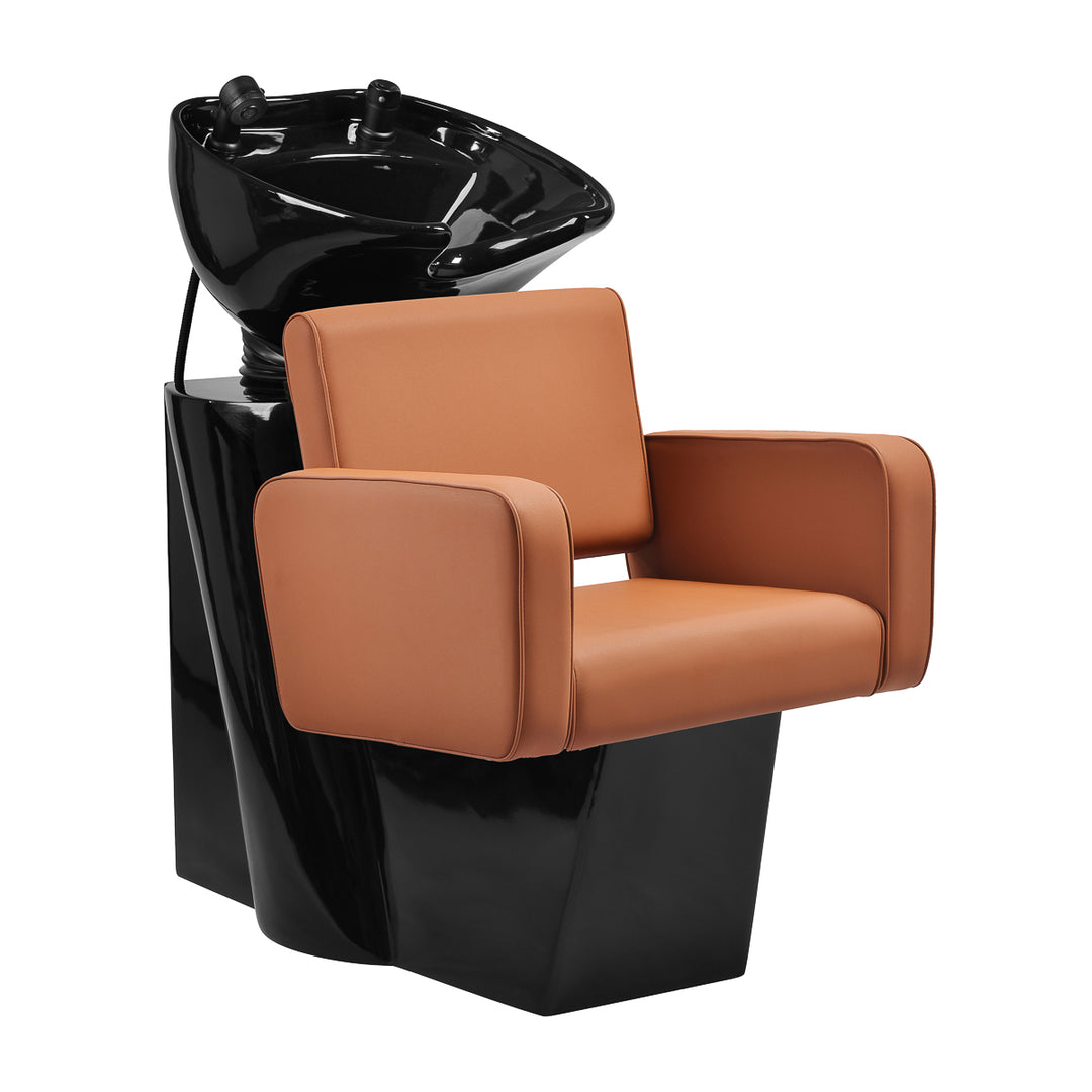 Friseur Waschbecken Gabbiano Bilbao Braun