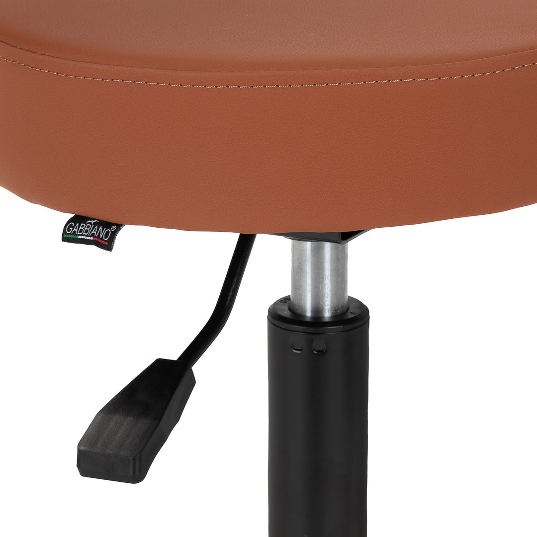 Sattelhocker mit Rückenlehne Gabbiano D026 Braun - Bild 7