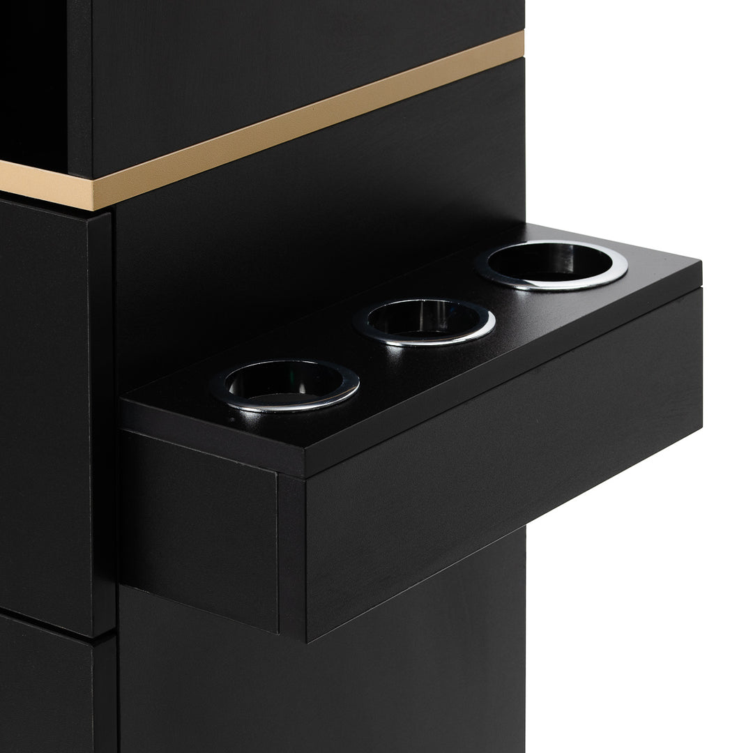 Bedienplatz Gabbiano Totem Schwarz-Gold - Bild 6