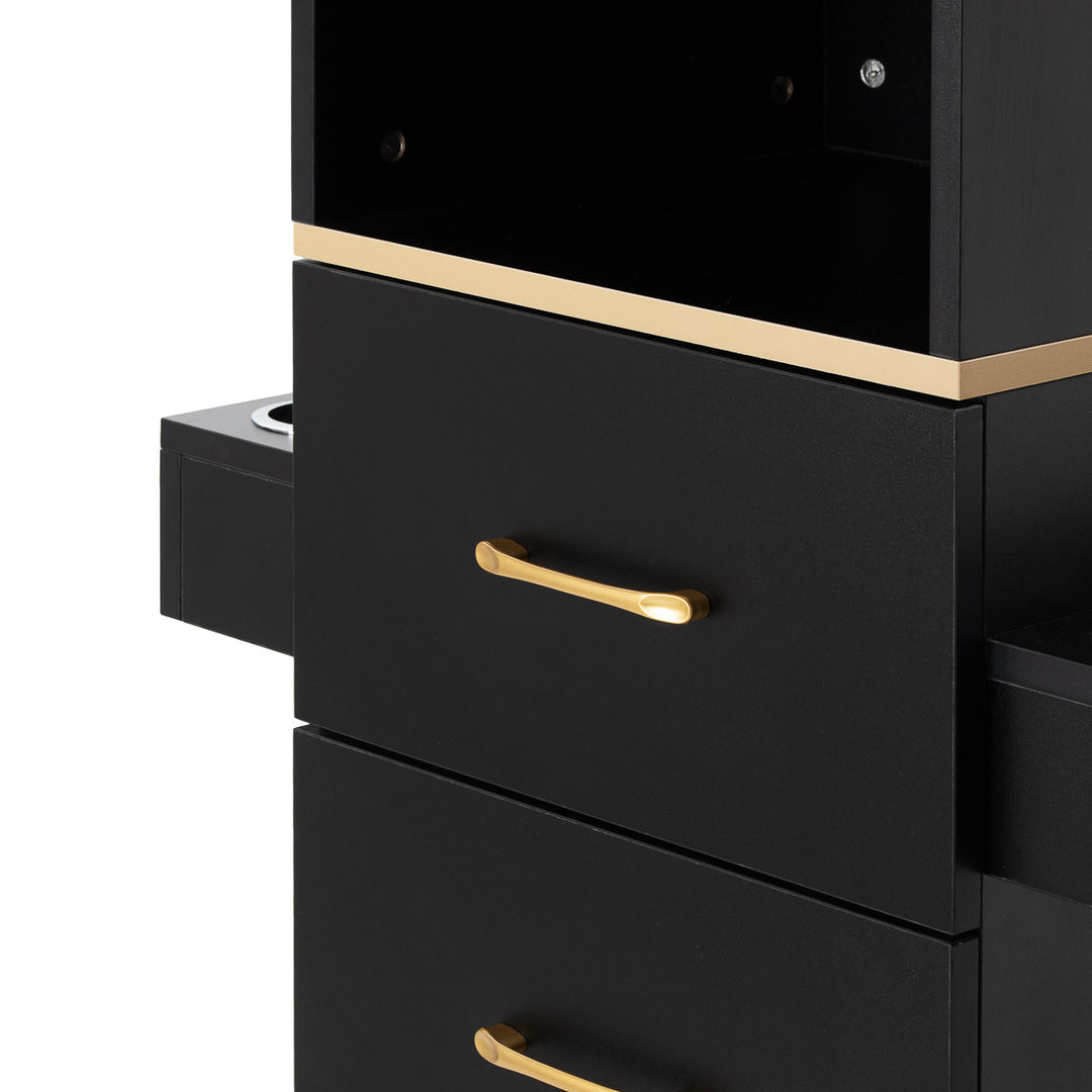 Bedienplatz Gabbiano Totem Schwarz-Gold - Bild 7