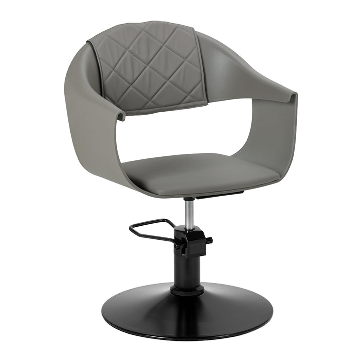 Friseurstuhl Hair System Halo Grey Grau