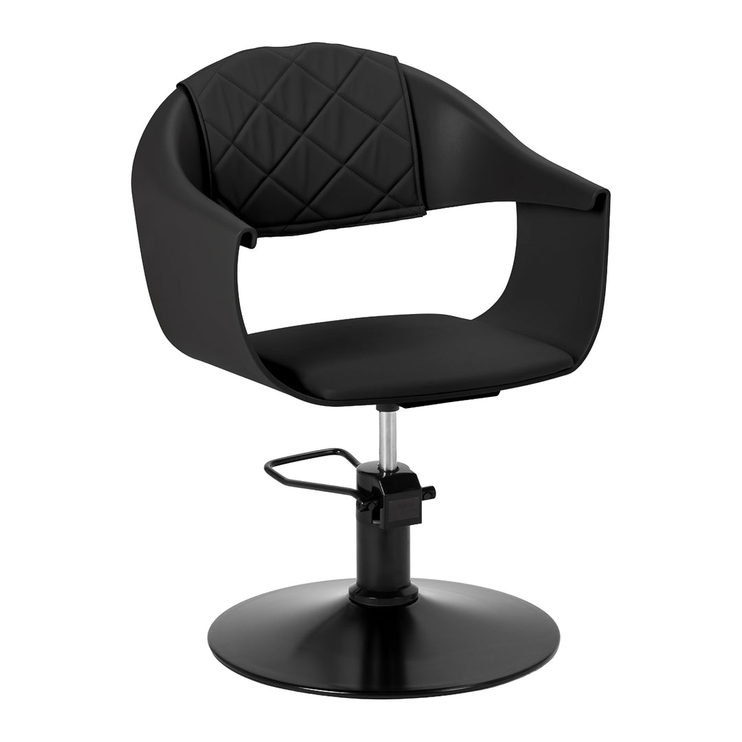 Friseurstuhl Hair System Halo Noir Schwarz