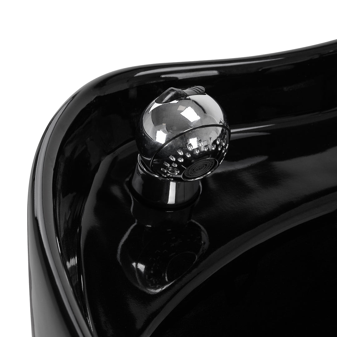Friseur Waschbecken Hair System Duplex Noir Schwarz - Bild 6
