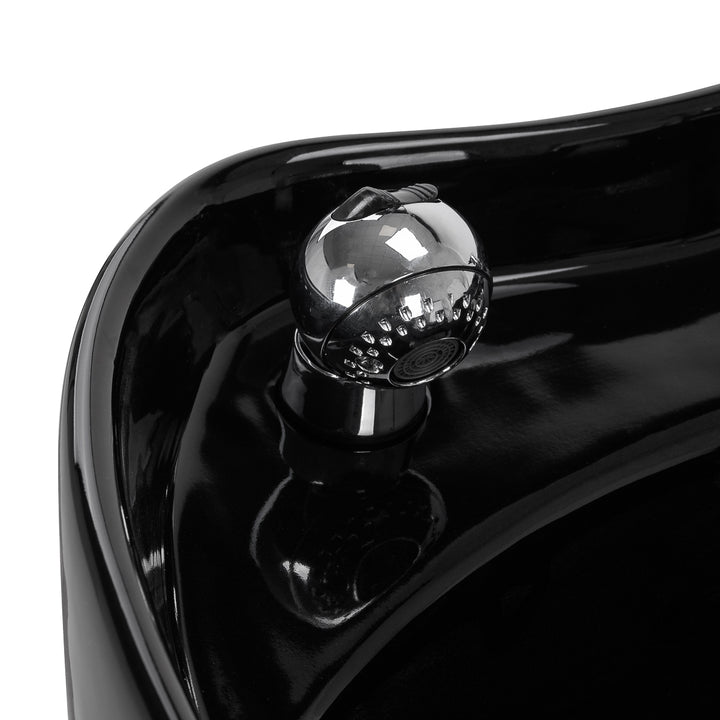 Friseur Waschbecken Hair System Duplex Noir Schwarz - Bild 6