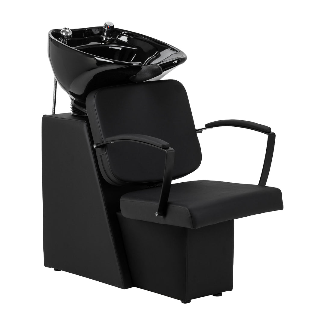 Friseur Waschbecken Hair System Edge Noir Schwarz