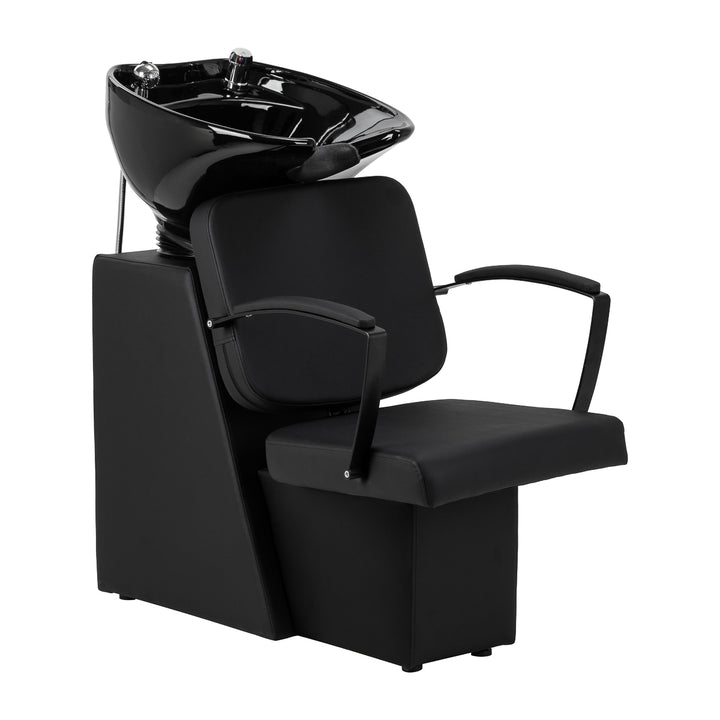 Friseur Waschbecken Hair System Edge Noir Schwarz