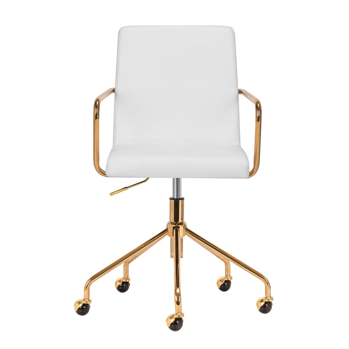 Salonstuhl mit Armlehnen QS-OF211G Gold-Creme - Bild 2