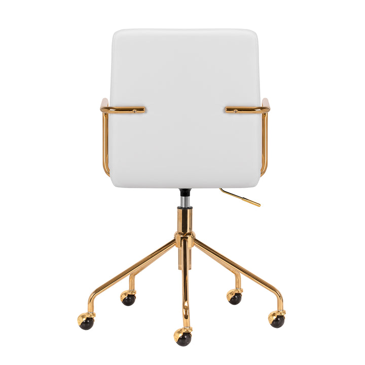 Salonstuhl mit Armlehnen QS-OF211G Gold-Creme - Bild 4