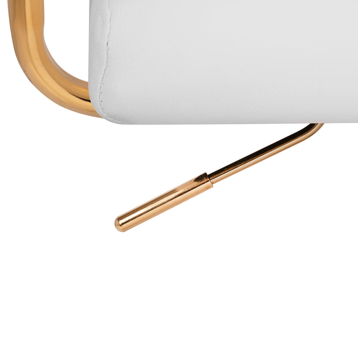 Salonstuhl mit Armlehnen QS-OF211G Gold-Creme - Bild 6