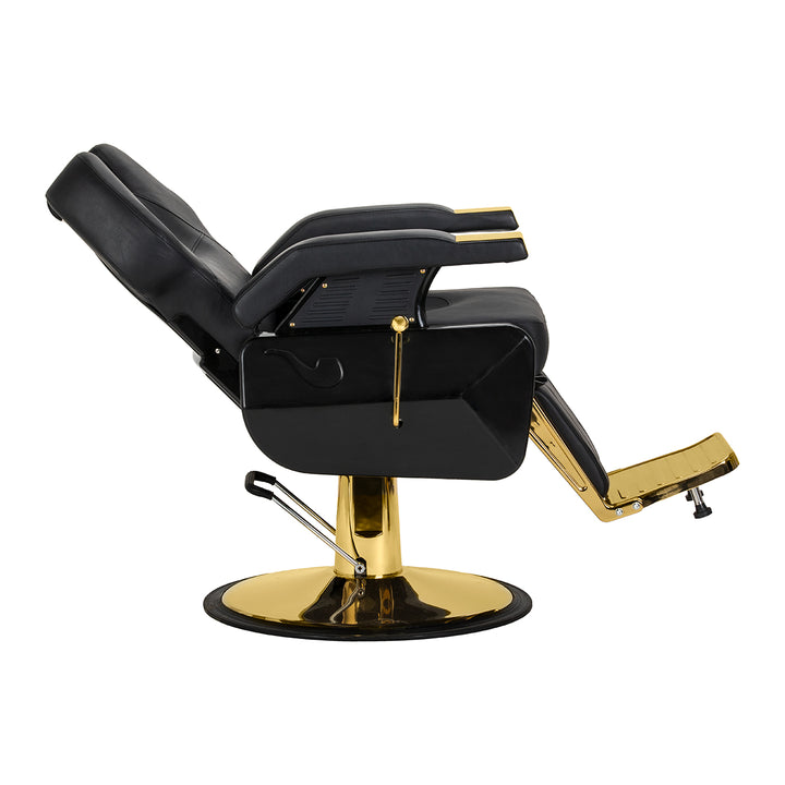 Barberstuhl Hair System New York Schwarz-Gold - Bild 5