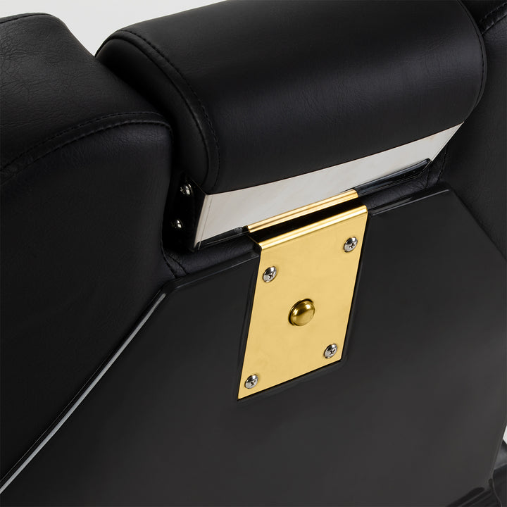 Barberstuhl Hair System New York Schwarz-Gold - Bild 11