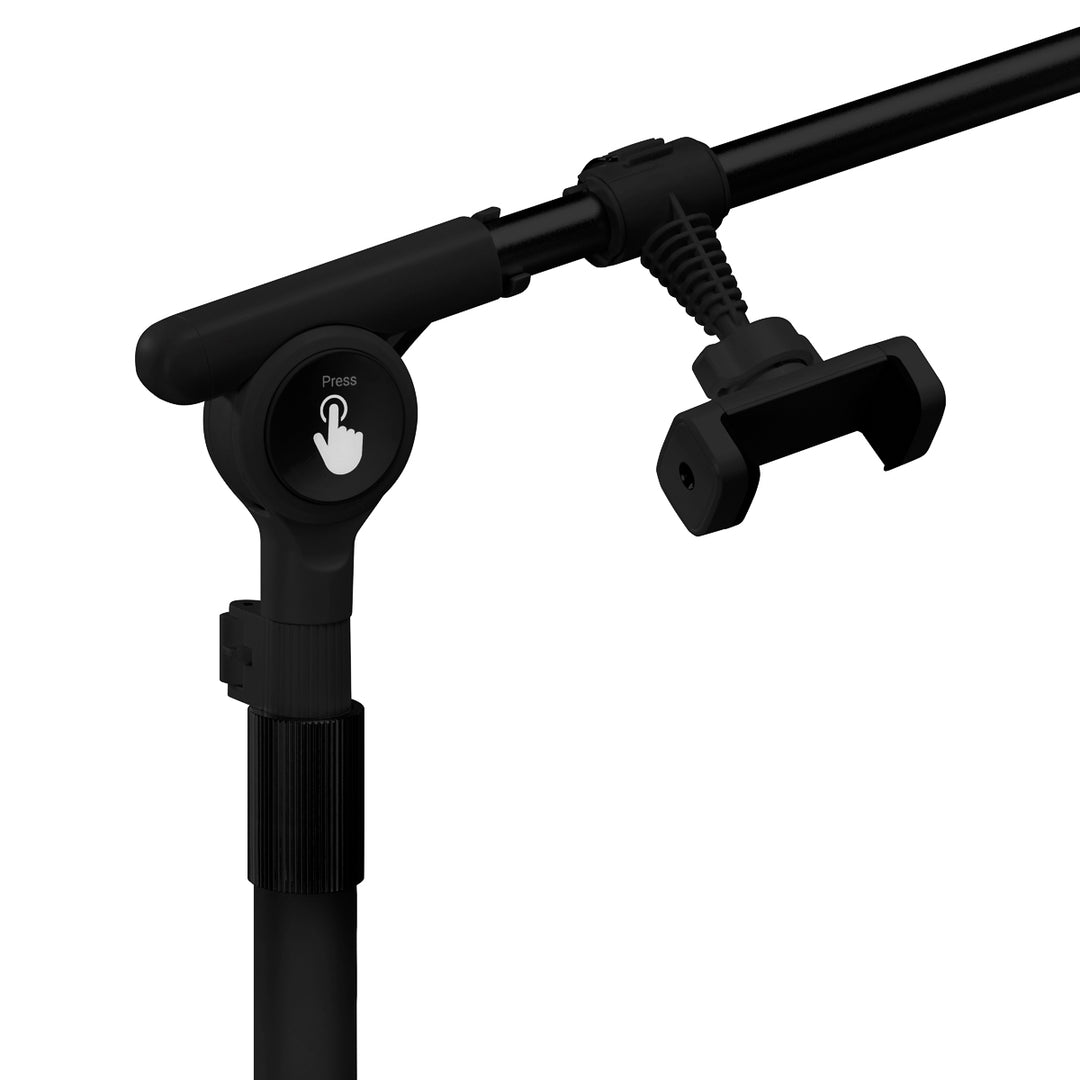Wimpernlampe LED mit Stativ und einstellbarer Farb- und Lichtintensität Glow Schwarz - Bild 7