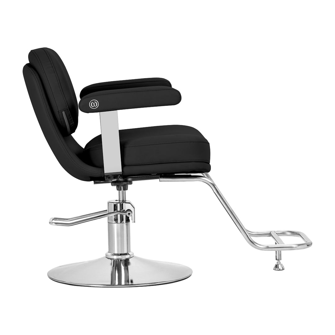 Friseurstuhl Omega Astra Schwarz - Bild 2
