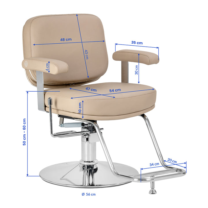 Friseurstuhl Omega Astra Plus Beige - Bild 10