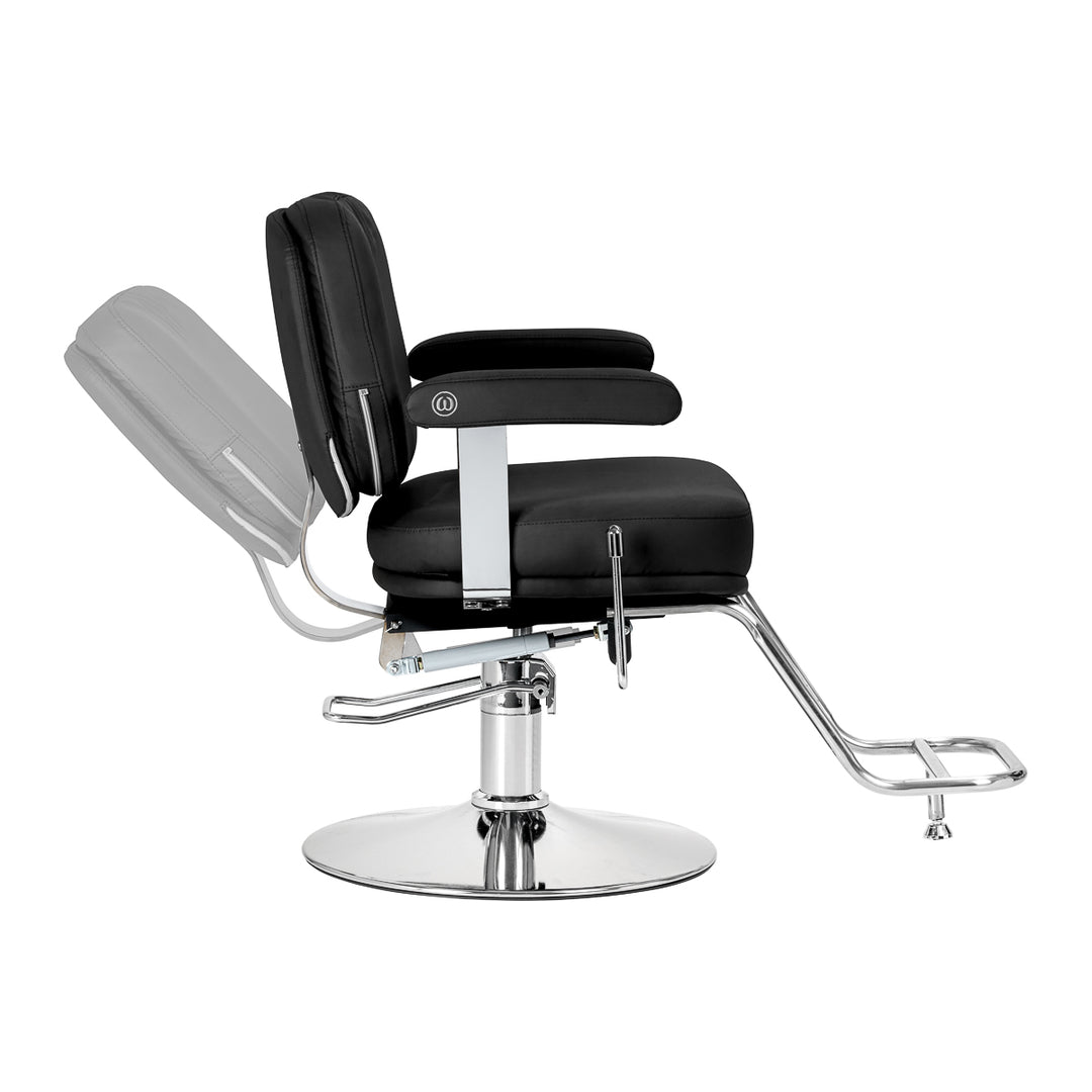 Friseurstuhl Omega Astra Plus Schwarz - Bild 3