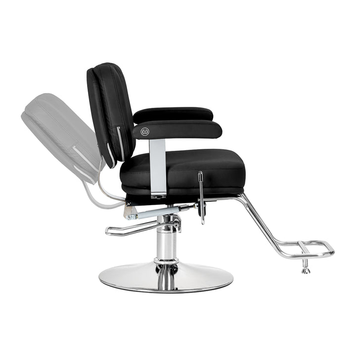 Friseurstuhl Omega Astra Plus Schwarz - Bild 3