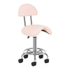 Sattelhocker Höhenverstellbar mit Rückenlehne 6001 Rosa