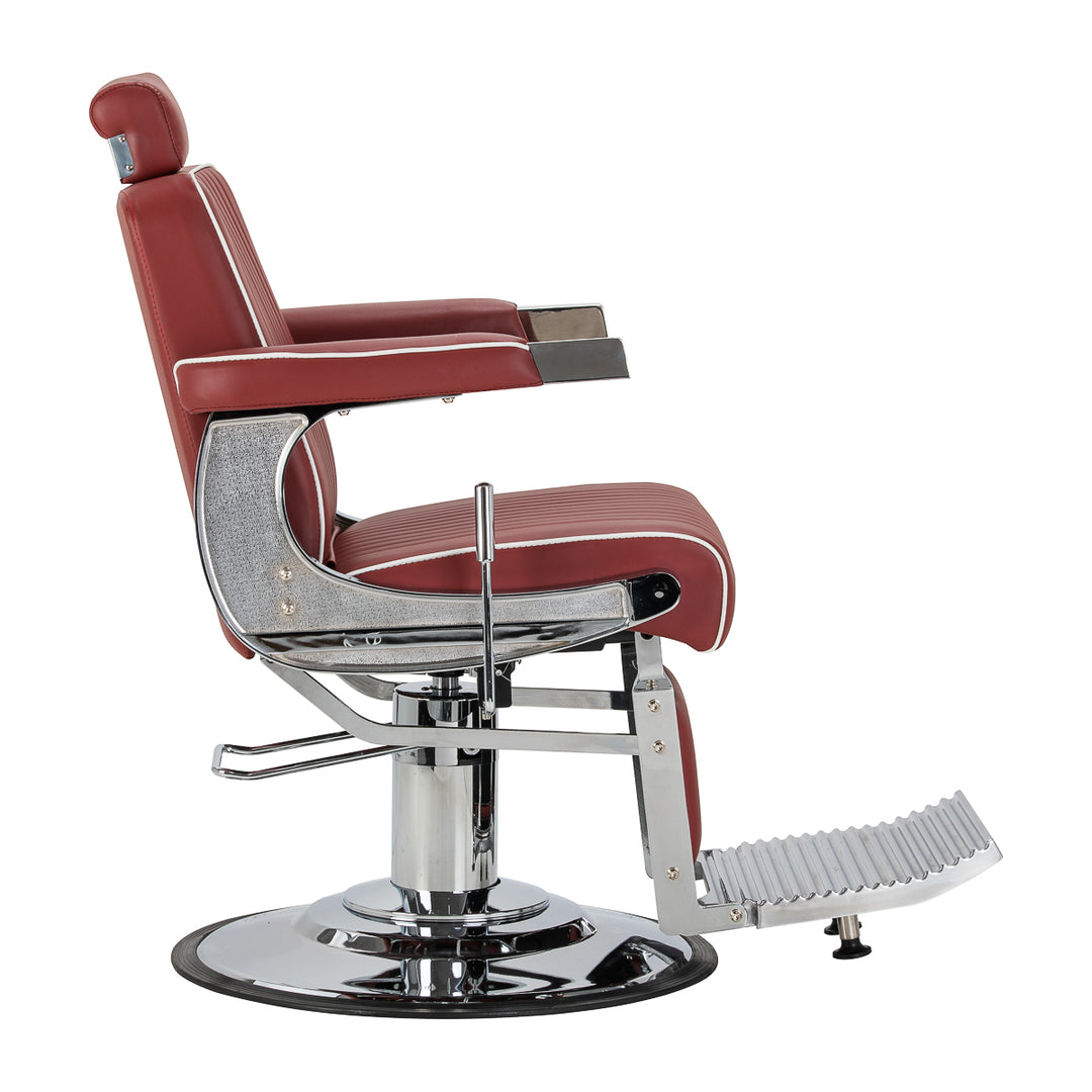 Barberstuhl Gabbiano Visionerio Rood - Bild 2