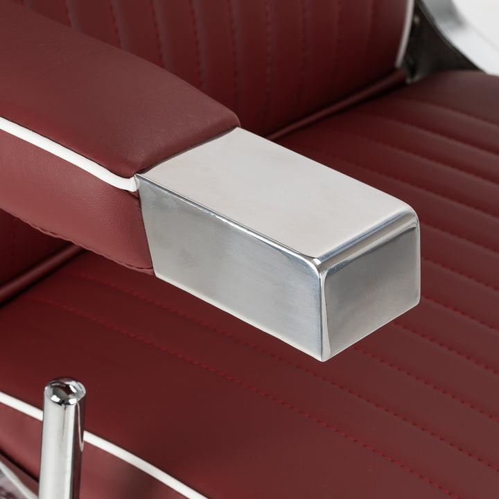 Barberstuhl Gabbiano Visionerio Rood - Bild 6
