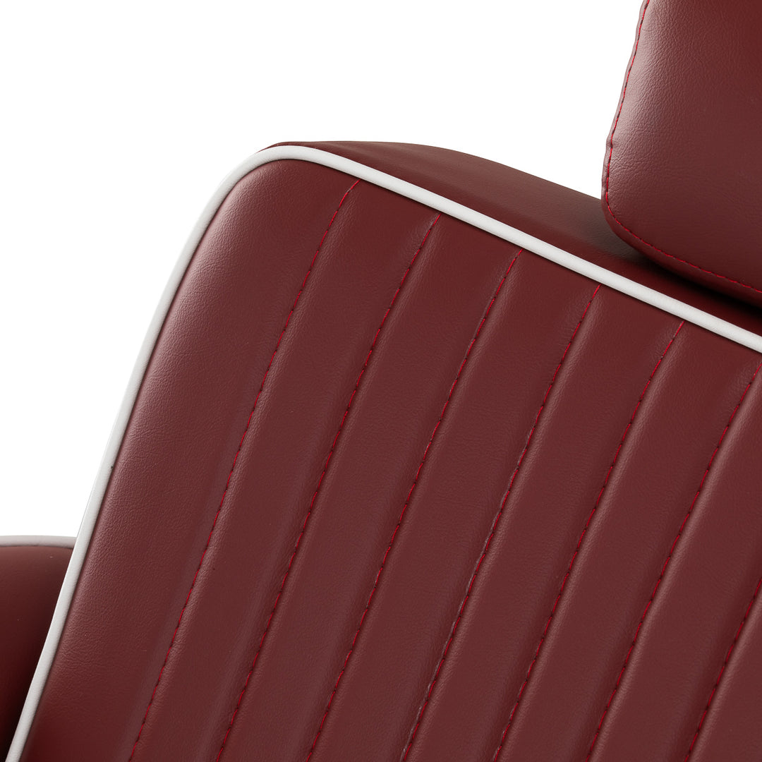 Barberstuhl Gabbiano Visionerio Rood - Bild 13