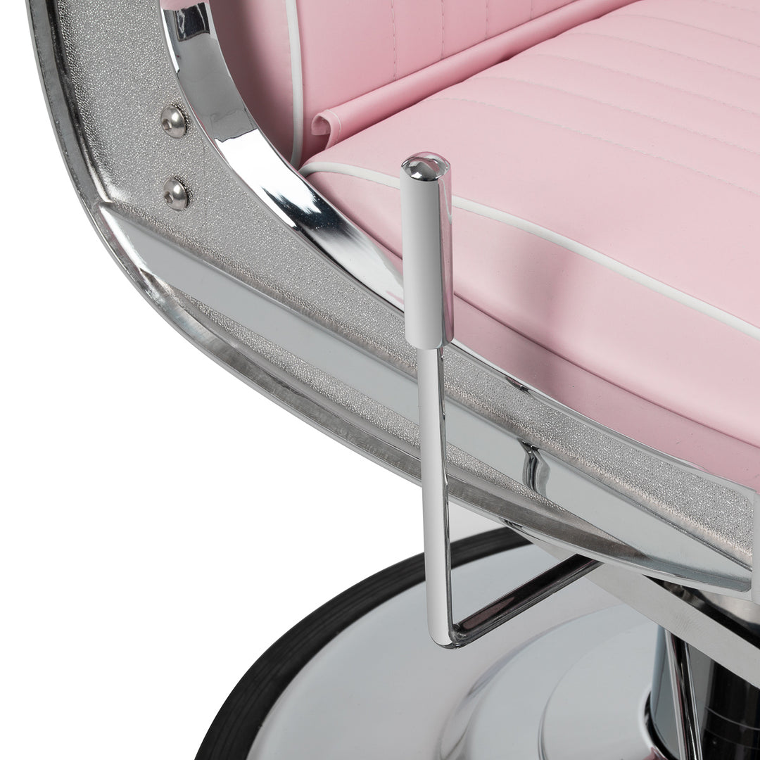 Barberstuhl Gabbiano Visionerio Roze - Bild 7