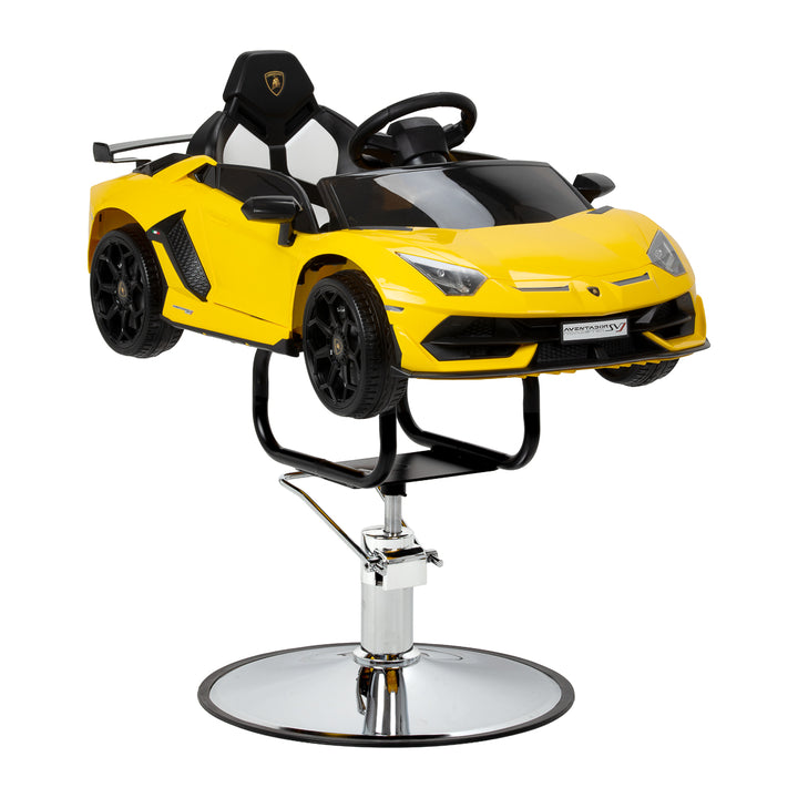 Kinderfriseurstuhl Auto Lamborghini Gelb