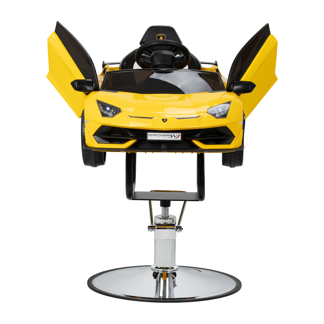 Kinderfriseurstuhl Auto Lamborghini Gelb - Bild 3