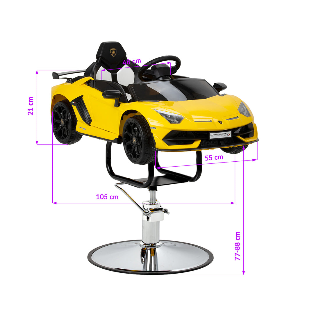 Kinderfriseurstuhl Auto Lamborghini Gelb - Bild 15