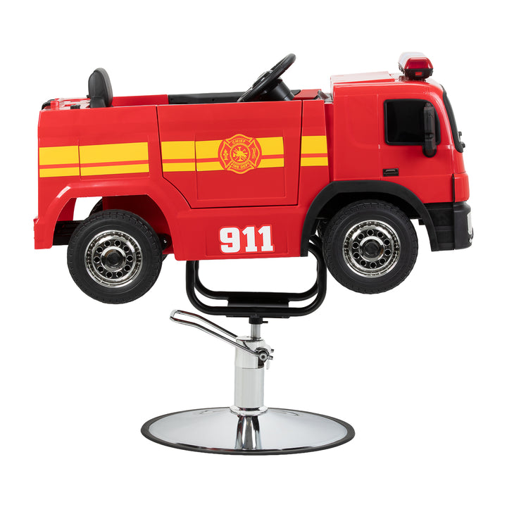 Kinderfriseurstuhl Feuerwehr Rot - Bild 2
