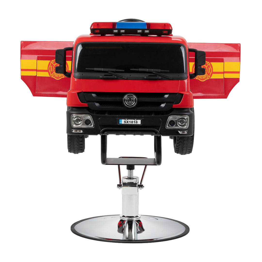 Kinderfriseurstuhl Feuerwehr Rot - Bild 4