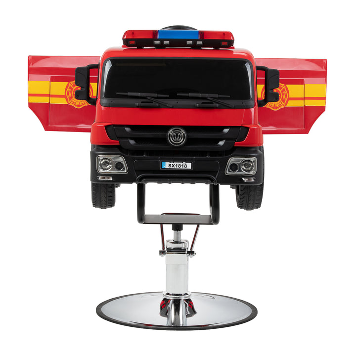 Kinderfriseurstuhl Feuerwehr Rot - Bild 4