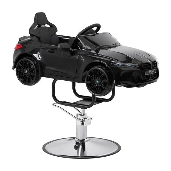 Kinderfriseurstuhl Auto BMW Schwarz