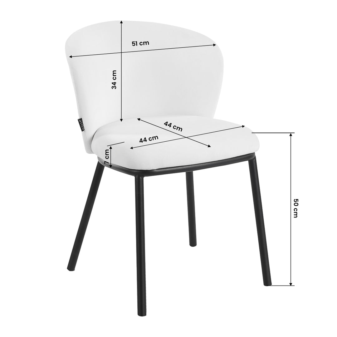 Stuhl 4Rico Linea Weiß - Bild 8