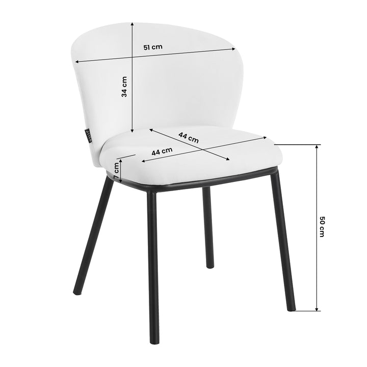 Stuhl 4Rico Linea Weiß - Bild 8